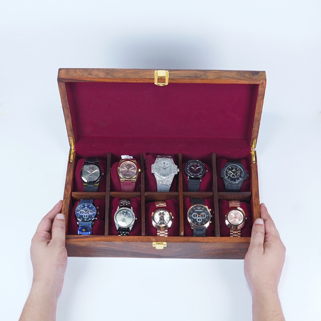 Wooden Watch Box ( 10 Slot )
