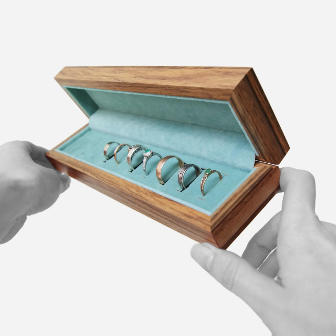 Ring Organizer Box for 10 Rings